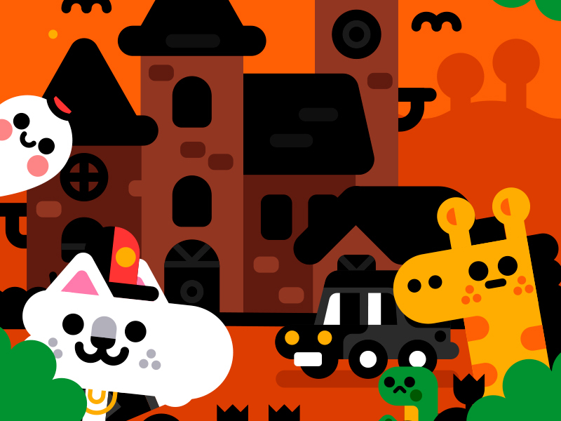 BoOoOoOo animals characters ghost illustration illustrator kawaii spoo.jpg
