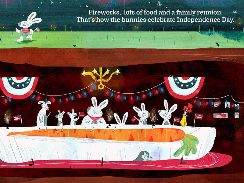 Happy 4th! america celebrate drawing illustration illustrator independ.jpg