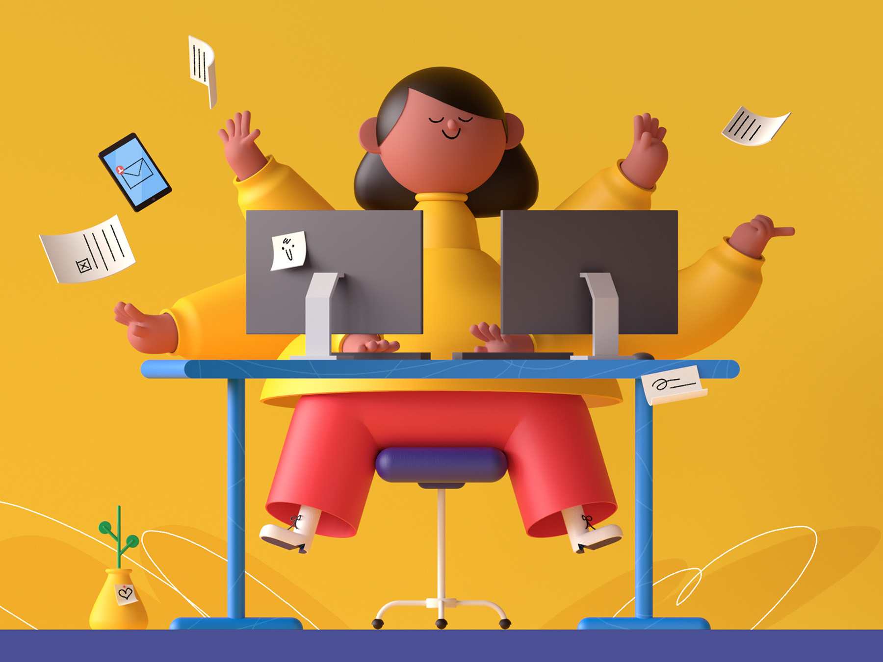 illustrations 3D illustration cesar pelizer c4d cinema 4d 3D Character (2).jpg