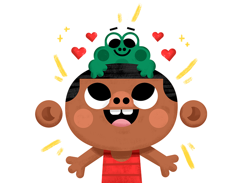 Timmy has a friend! animal book child cute frog fun illustration illus.png