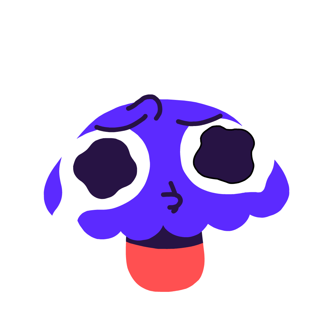 SHROOMIEZ - animated sticker set on Behance.gif