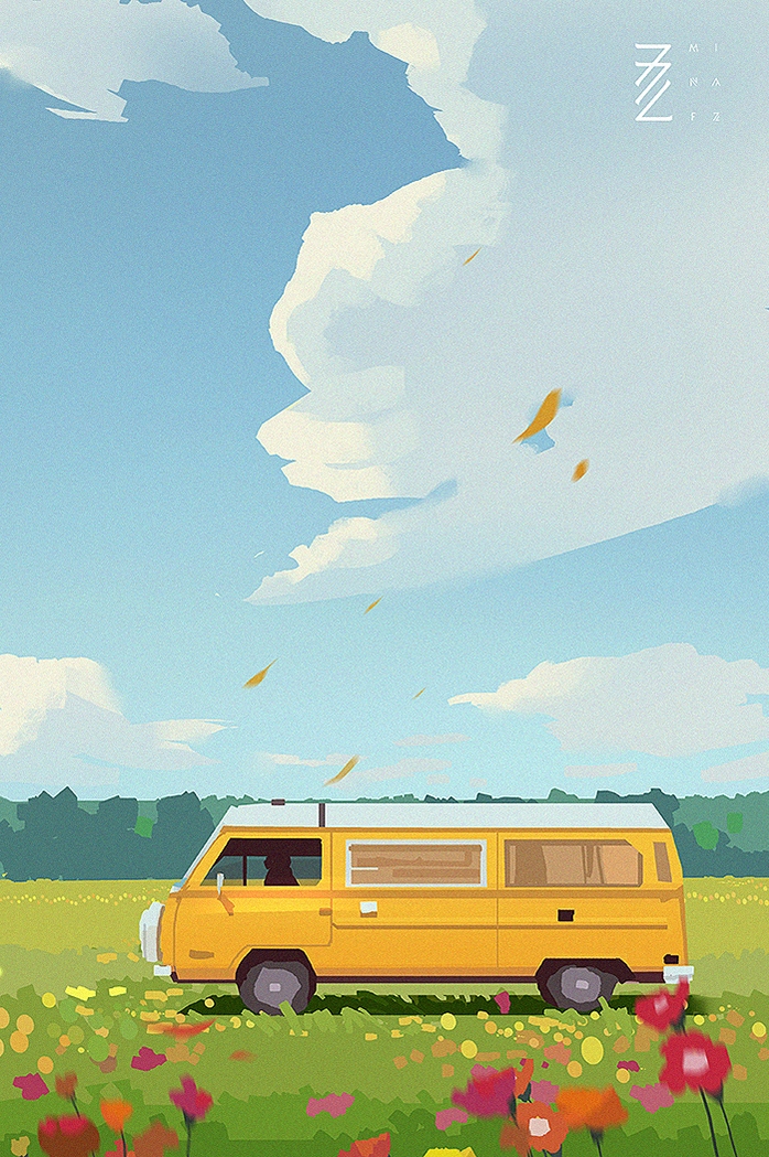 6-8月速涂总结插画创作习作风绽 - 原创作品 - 站酷 ZCOOL (3).jpg