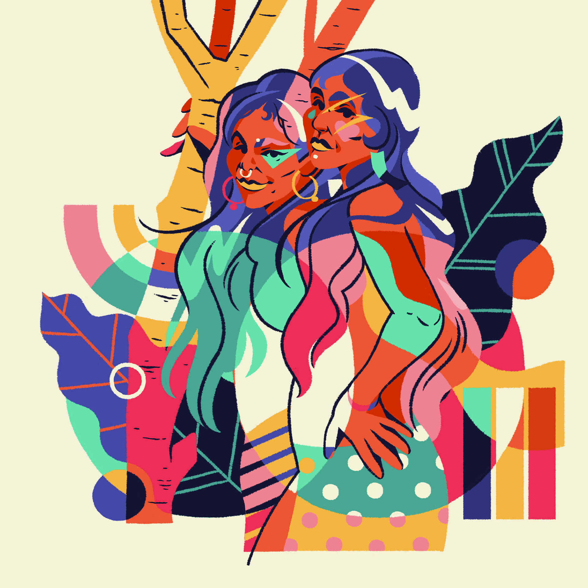 colores flatcolor ilustracion ilustration naturaleza Nature Tropical t (4).jpg