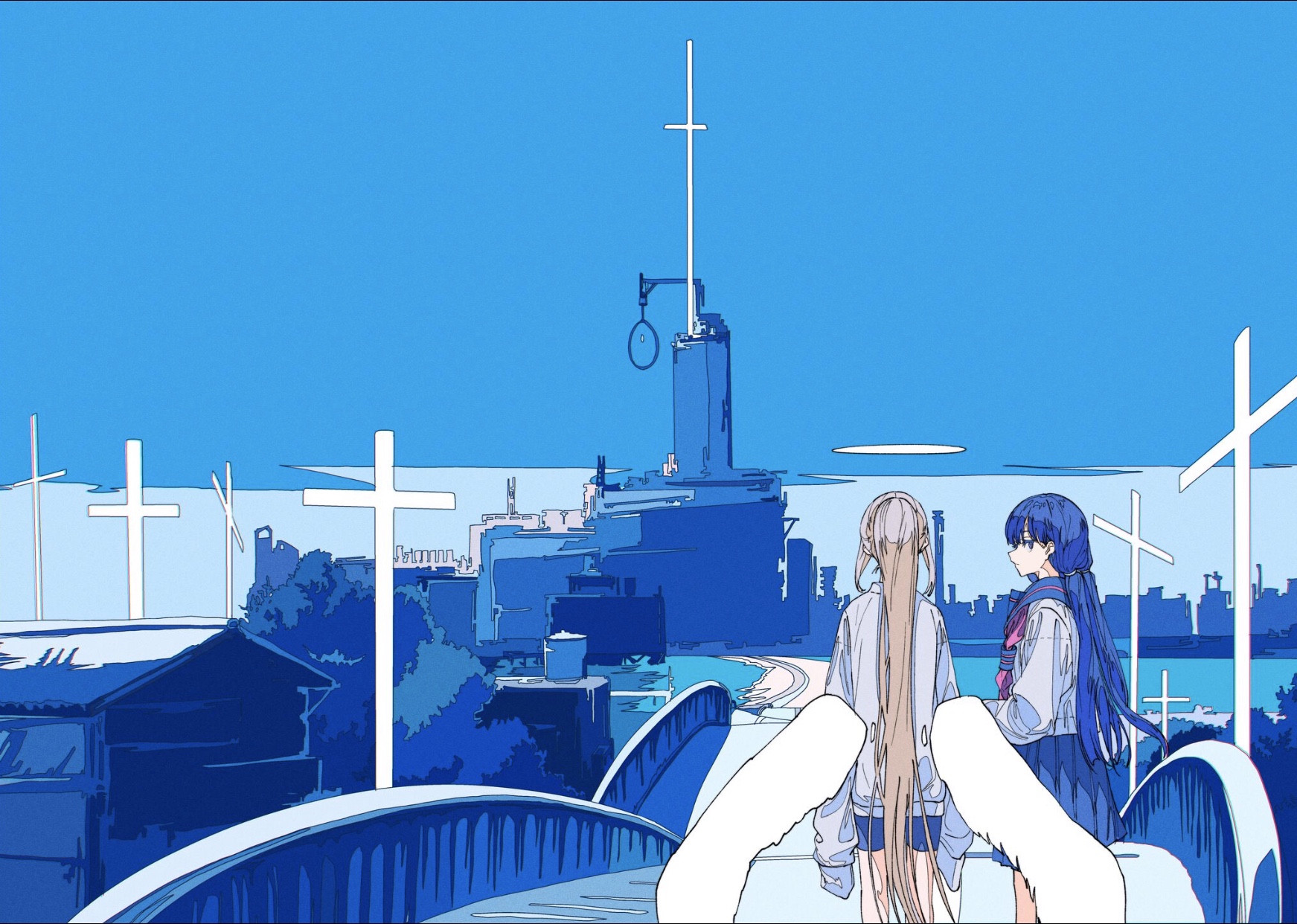 天使 僕らの街を燃やすのだろう - 焦茶的插画.jpg