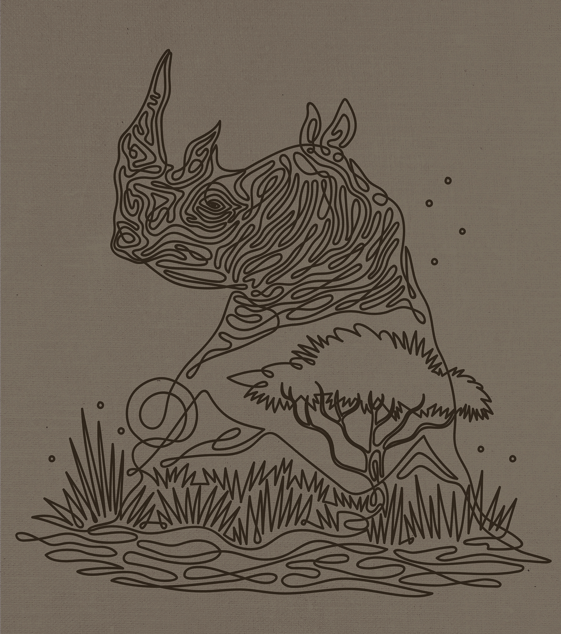 animals artwork endangered Polar Bear Rhino shark tiger vector Vector (4).jpg