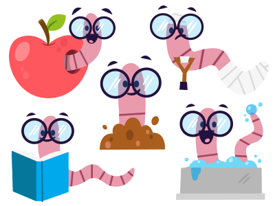 worms development experiment illustration vector worms.png