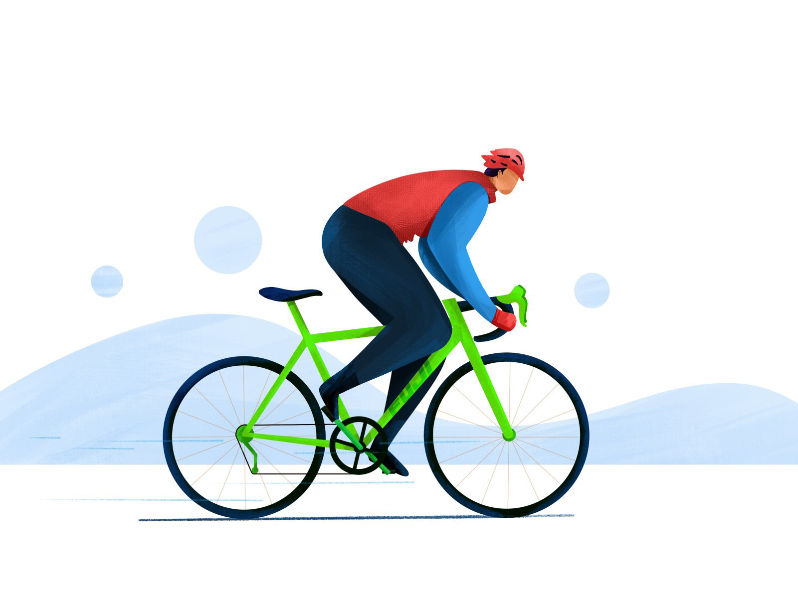 Character design  Computer cycle fish ILLUSTRATION  mom Office rider r (8).jpg