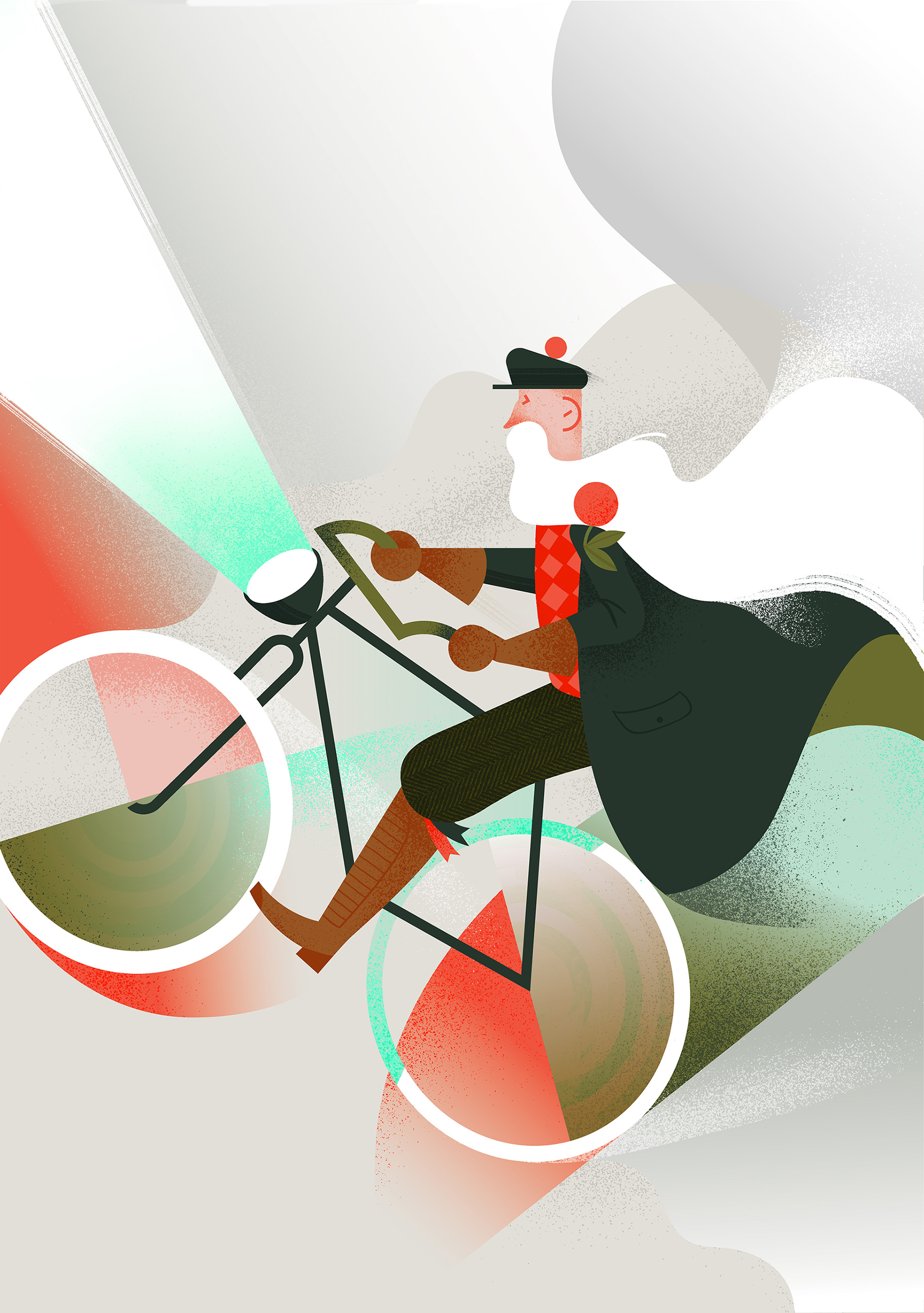 art deco characters ILLUSTRATION  sports city eco friendly Love UrbanL.jpg