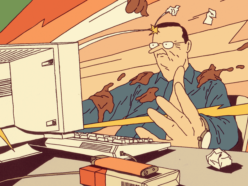 Online Indignation article attack computer desk dirt editorial emoji i.png