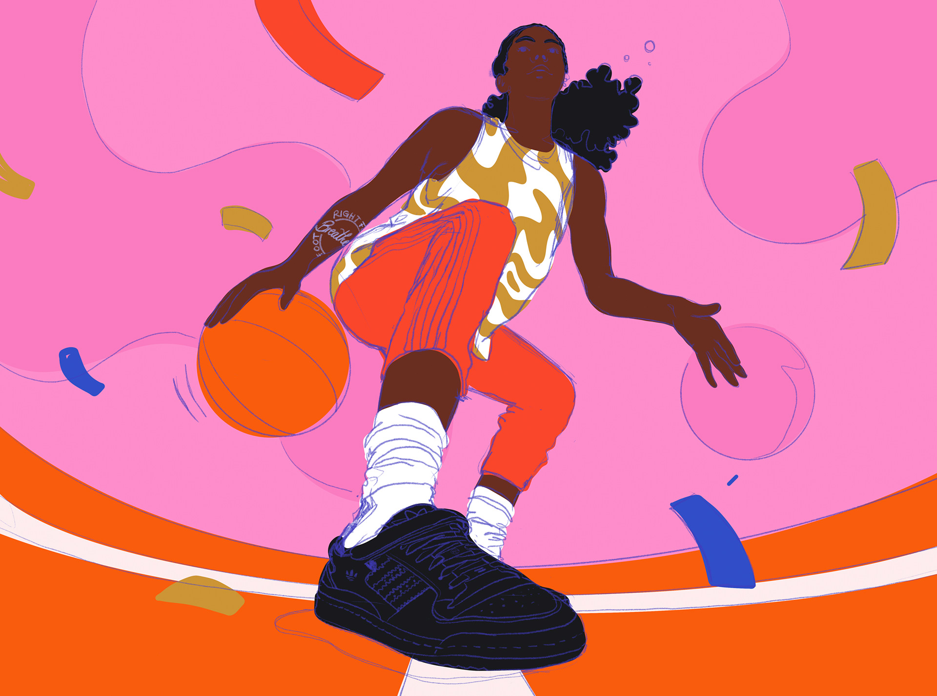 adidas adidas originals basketball Digital Art  digital illustration e (8).jpg