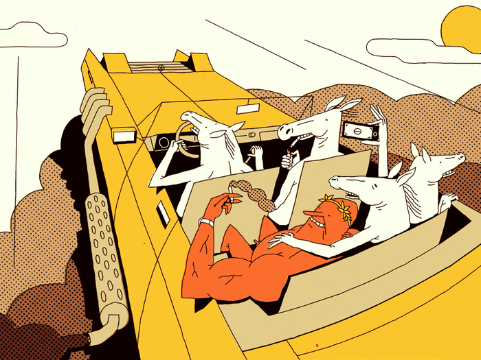 Helios car charriot fire fly god grek horse illustration sky speed sta.png