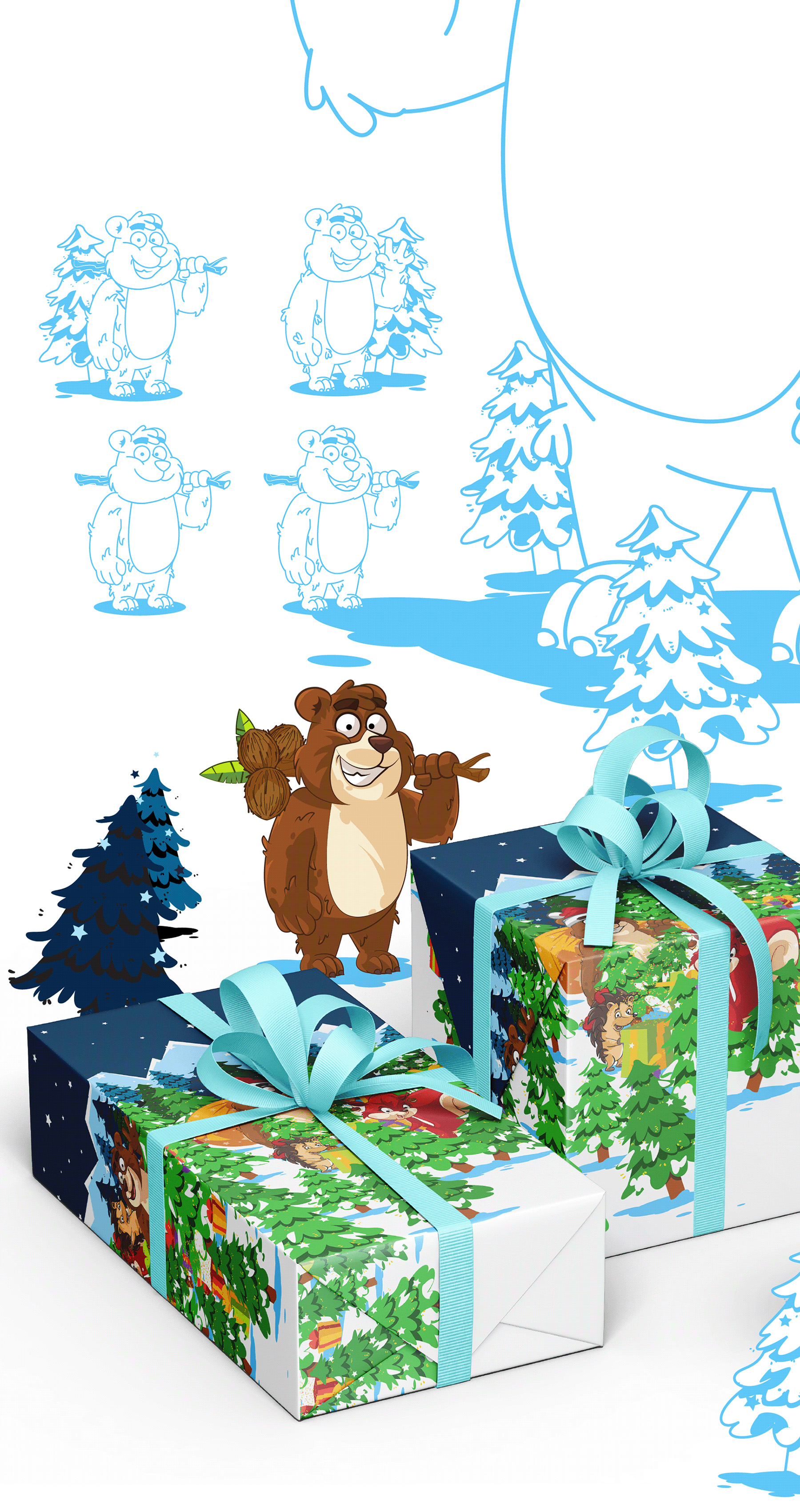 adobeillustrator animals cartoon Character vector vectorart (2).jpg