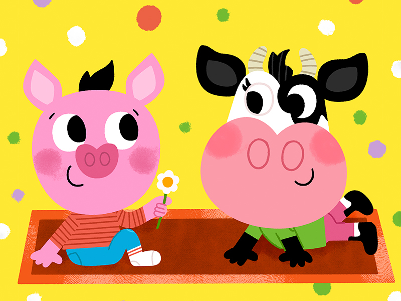 Flower animals cute drawing fun illustration illustrator kids kidslit.jpg