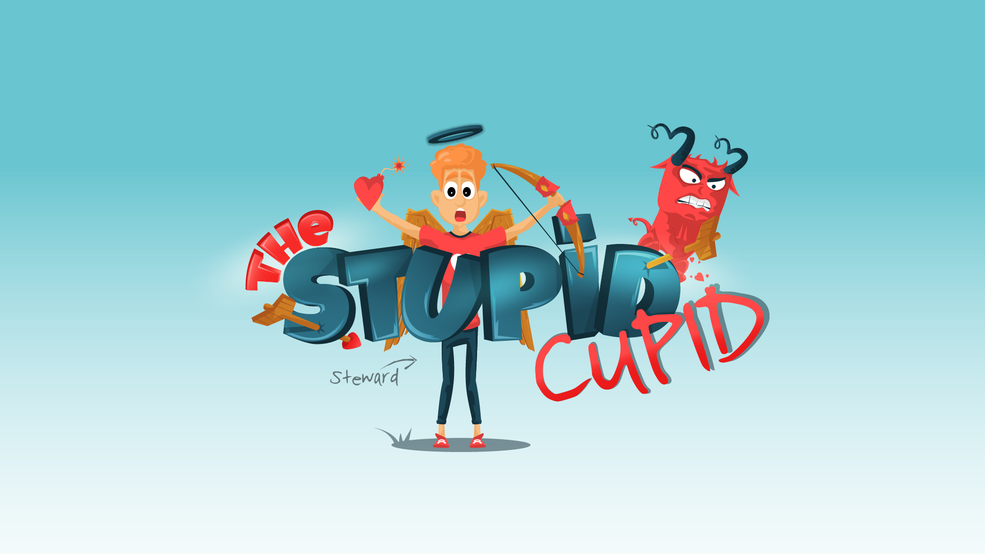 Character cupid Drawing  emotions heart ILLUSTRATION  Love Mascot.png