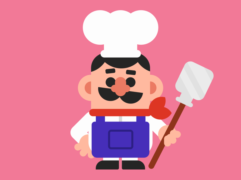 Pizza Gomez gomez illustration italian pizza pizza baker vector.png