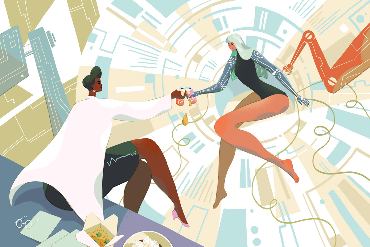 laboratory science Cyborg beer Women in Science.jpg