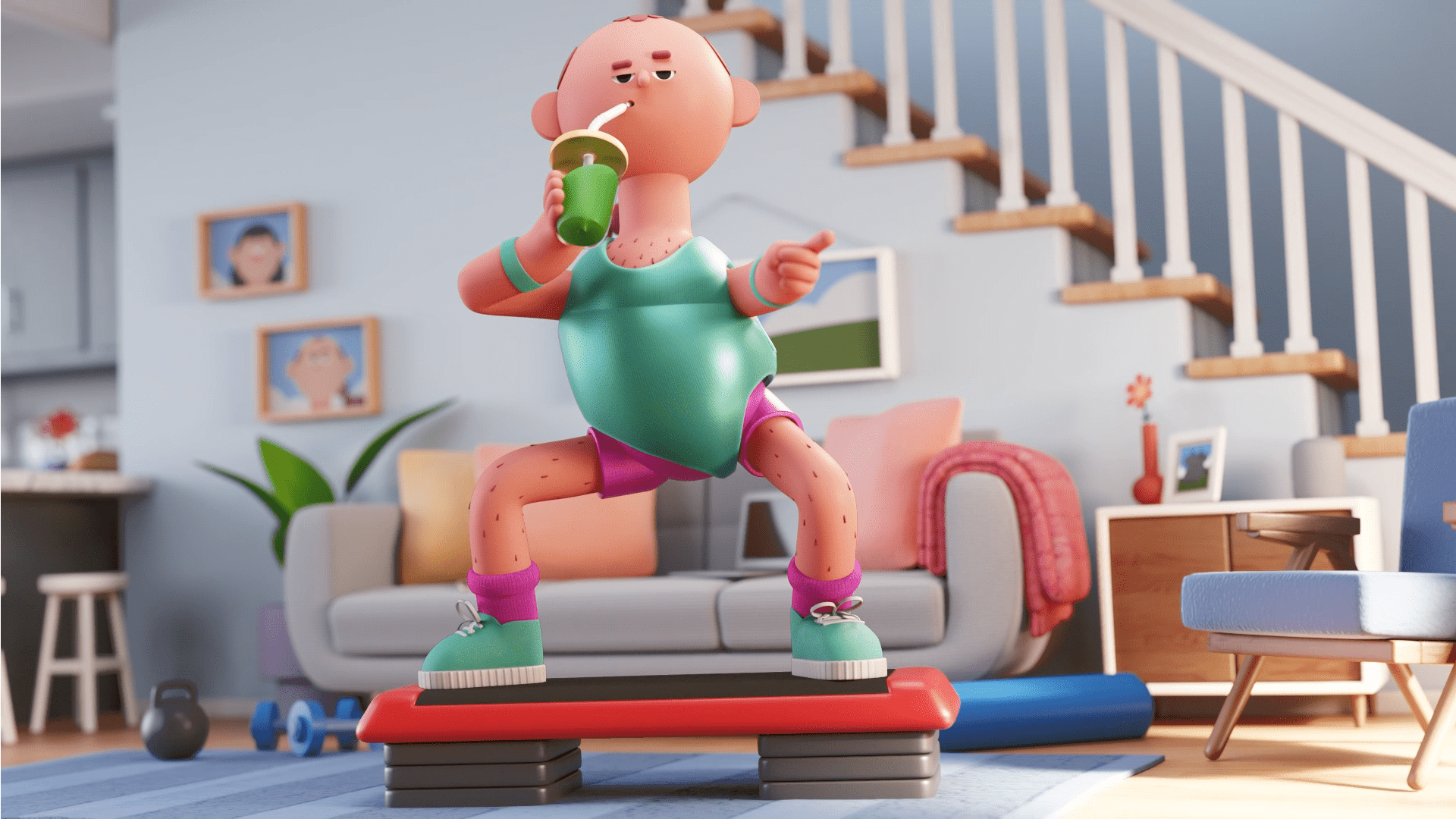 3D 3D Character animation  art direction  Character design  kroger (2).png