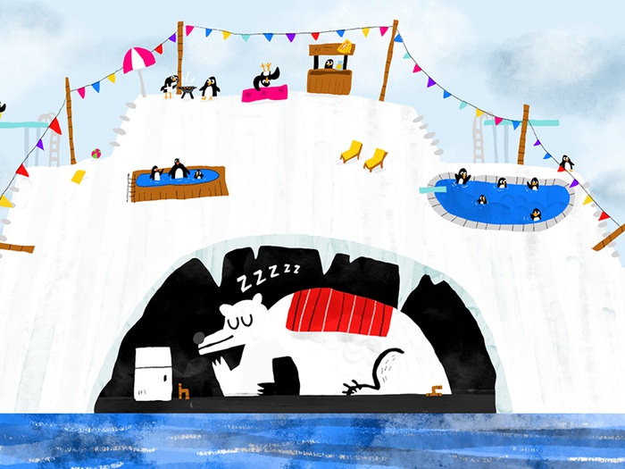 Iceberg party! bear book cold cute friendly fun illustration illustrat.jpg
