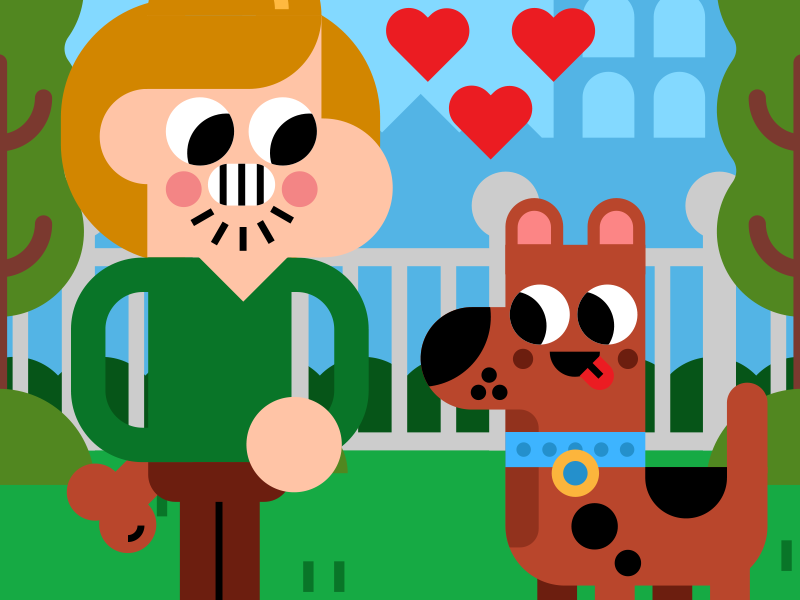 Best buds animal character dog friends illustration illustrator love s.png