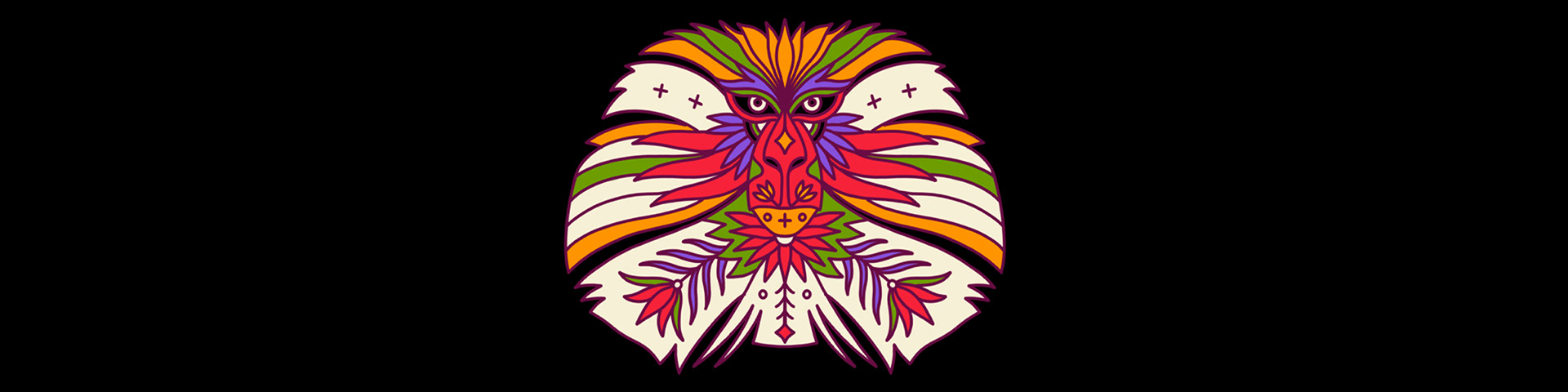animals endangered Indian art lion pattern design  tiger Vector Illust (8).jpg