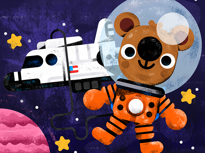 Twinkle, twinkle, little star america bear bright character illustrati.png