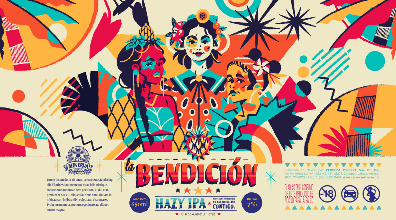 beer beerlabel brand branding  cerveza Cerveza Artesanal geometria ide.jpg