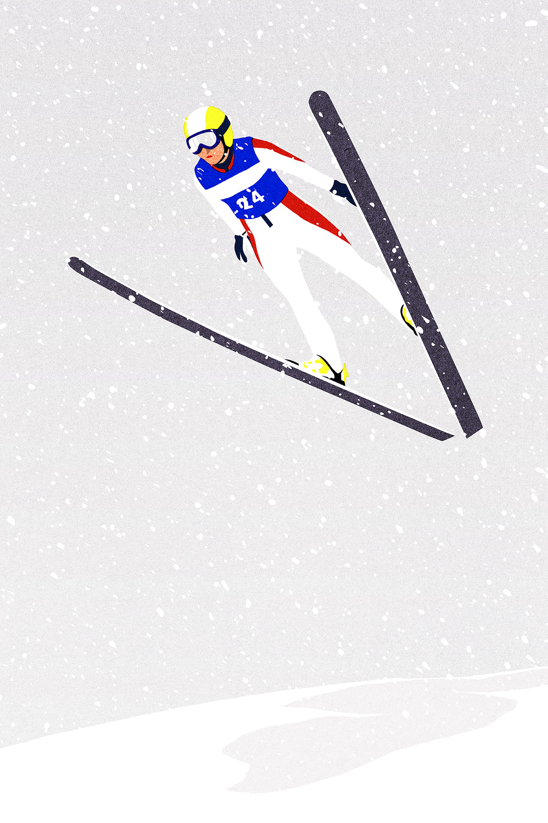 Olympics ILLUSTRATION  winterolympics Drawing  Ski SKirace skijump mou.jpg