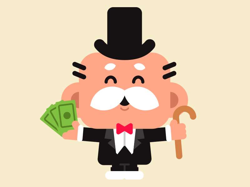 Do not pass go character cute game illustration monopoloy guy monopoly.png